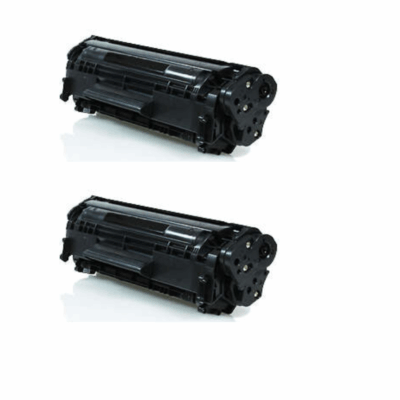 Bipack Toner Genérico HP Q2612A Negro