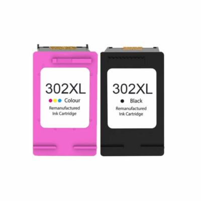 Tinta HP 302 XL Genérica BK + Tricolor Pack 2 uds.