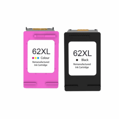 Pack Tinta Generica HP 62 Negro y Color