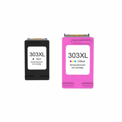 Pack Tinta Genérica  Hp 303 Negra y Color XL