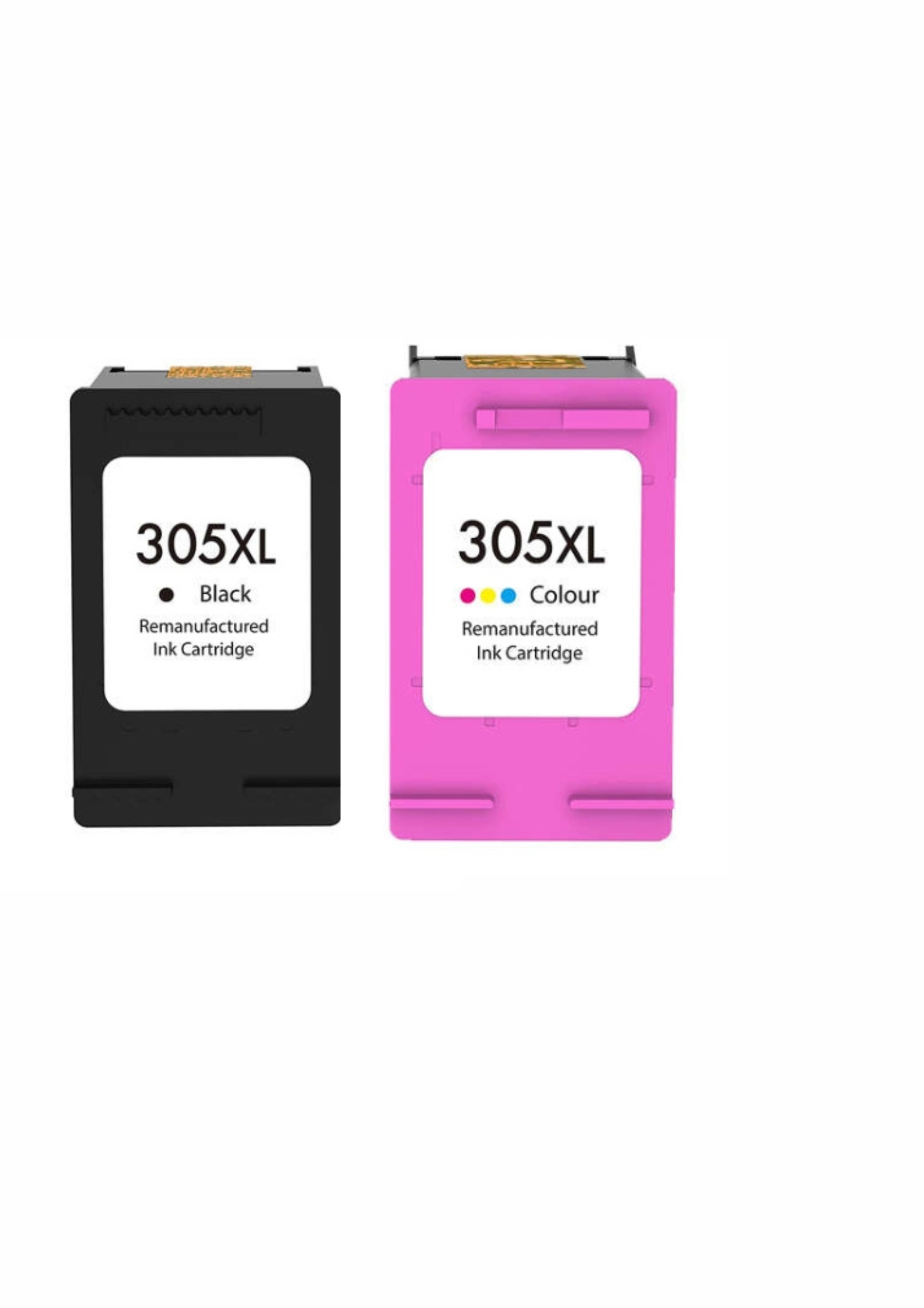 Tinta Hp 2 Uds 305 XL Genérica BK + Tricolor Pack