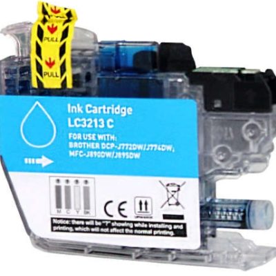 Tinta Brother LC3213 Genérica Cyan