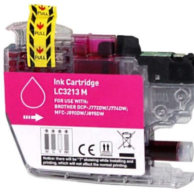 Tinta Brother LC3213 Genérica Magenta