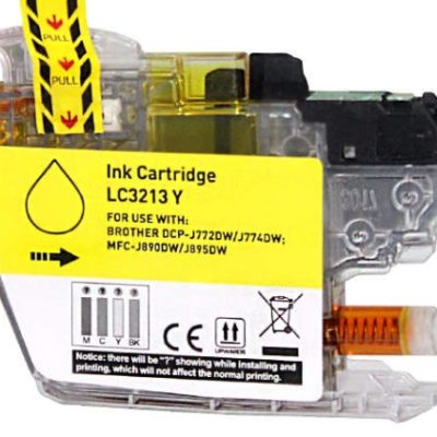 Tinta Brother LC3213 Genérica Yellow