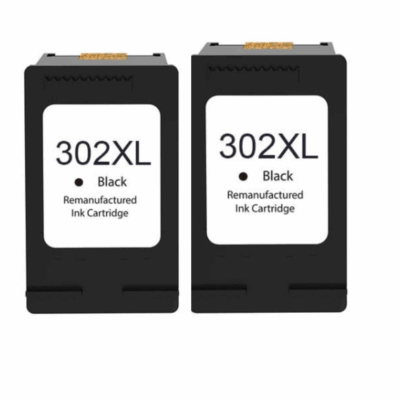 Tinta Hp 302 BK XL Genérica Pack 2 uds.