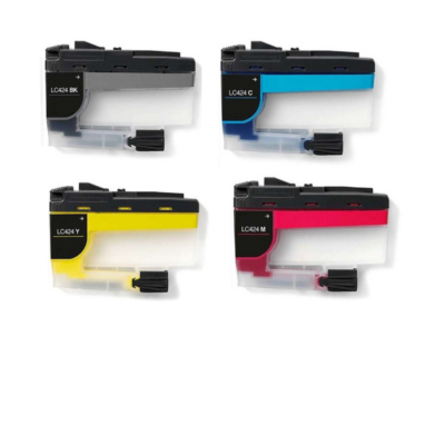 Tinta Brother Lc 424 Pack 4 uds Genérica